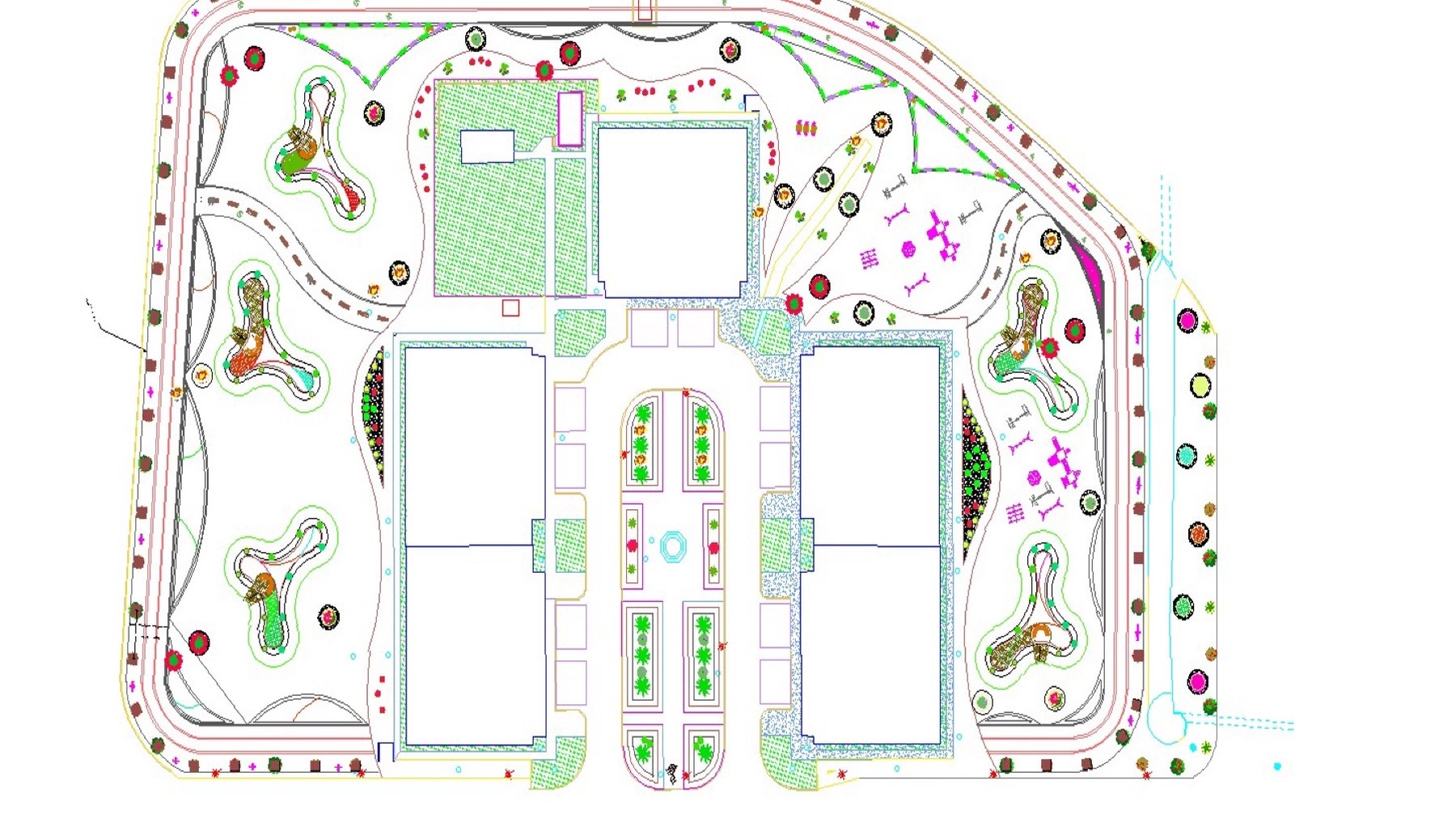 Landscape masterplan drawing